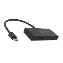 Delock 87694 Répartiteur DisplayPort : IA et PDF | Fixfr