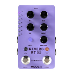 MOOER R7 X2 Reverb Dual Footswitch Stereo Reverb Pedal Manuel du propri&eacute;taire