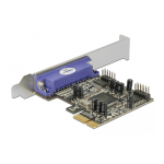 DeLOCK 89129 PCI Express Card to 2 x Serial RS-232 + 1 x Parallel Fiche technique