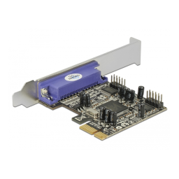 DeLOCK 89129 PCI Express Card to 2 x Serial RS-232 + 1 x Parallel Fiche technique | Fixfr