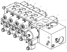 Rotation Motor Hydraulic Kit, 4045 Directional Drill