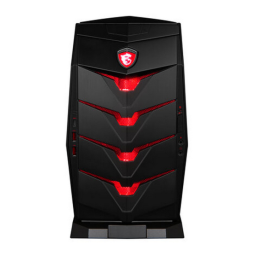 MSI Aegis B901, B902 : Manuel d'utilisateur + Chat IA | Fixfr