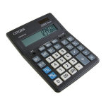 Citizen CDB1601-BK calculator Fiche technique