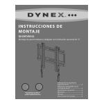 Dynex DX-DRTVM102 Low-Profile Tilting Wall Mount for Most 22&quot; Manuel utilisateur