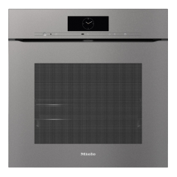 Miele H 7860 BPX Four sans poignée design facile à combiner Manuel utilisateur | Fixfr