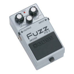 Boss FZ-5 Fuzz Manuel du propriétaire | Fixfr