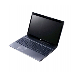 Acer Aspire 4560G Notebook Guide de démarrage rapide | Fixfr