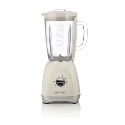 Gorenje B800RL Blender Product fiche | Fixfr