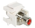 DeLOCK 86305 Keystone Module RCA female > RCA female red / white Fiche technique | Fixfr