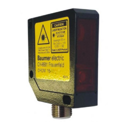 Baumer OHDM 16N5001 Diffuse sensor Fiche technique | Fixfr