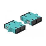 DeLOCK 85997 Optical Fiber Coupler SC Duplex female to SC Duplex female Multi-mode 4 pieces light blue Fiche technique