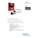 Philips SA2RGA02PN/02 GoGEAR Baladeur MP3 Manuel utilisateur