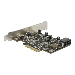 DeLOCK 89606 PCI Express x4 Card > 1 x external USB Type-C™ female Fiche technique | Fixfr