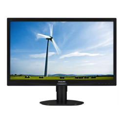 Philips 241S4LYCS/00 Moniteur LCD, rétroéclairage LED Manuel utilisateur | Fixfr