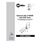 Miller SPECTRUM 625 X-TREME AND XT40 TORCH Manuel utilisateur