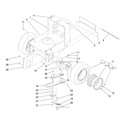 Commercial Walk-Behind Mower, Floating Deck Split Lever Hydro