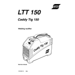 Caddy Tig 150, LTT 150: Manuel d'Utilisation + Chat IA