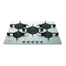 Whirlpool PMW 75D2/IXL Hob Manuel utilisateur | Fixfr