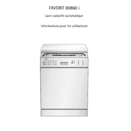 AEG FAVORIT 80860 i: Aide IA et téléchargement PDF | Fixfr