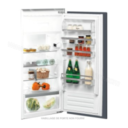 Whirlpool ARG 866/A+++ Refrigerator Manuel utilisateur | Fixfr