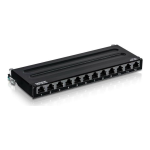 Trendnet TC-P12C6AS 12-Port Cat6A Shielded Wall Mount Patch Panel Fiche technique