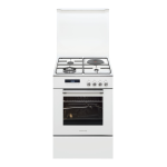 De Dietrich DCM1540W Gas-electric cooker Manuel utilisateur