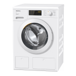 Miele WCD660 WCS TDos&amp;8kg Lave-linge &agrave; chargement frontal W1 Manuel utilisateur