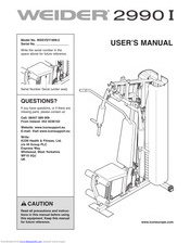 Weider WEEVSY6885 7000 SYSTEM Manuel utilisateur | Fixfr