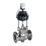 Gemu 536 Pneumatically operated globe valve Fiche technique