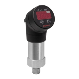 Gemu 3140 Pressure transducer and pressure switch Mode d'emploi | Fixfr