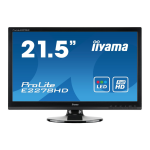 iiyama PROLITE E2278HD Manuel utilisateur