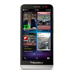 Blackberry Z30 v10.3.3 Mode d'emploi | Fixfr