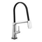 Delta Pivotal Single-Handle Pull-Down Sprayer Kitchen Faucet with Touch2O Technology and MagnaTite Docking in Chrome Manuel utilisateur