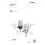 Gemu 1242 Electrical position indicator Fiche technique