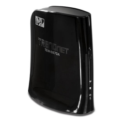 Trendnet TEW-687GA Manuel utilisateur | Fixfr