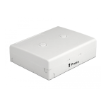 DeLOCK 86843 Optical Fiber Connection Box for wall mounting for 4 x SC Simplex or LC Duplex white Fiche technique