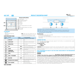 Whirlpool AKZ 387 WH Oven Manuel utilisateur | Fixfr