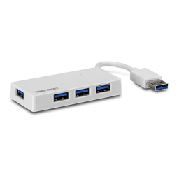 Trendnet TU3-H4E 4-Port USB 3.0 Mini Hub Fiche technique | Fixfr