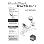 NordicTrack NTEVEX78612 1568891 GX 3.4 BIKE Manuel utilisateur