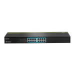 Trendnet TPE-T160H 16-Port 10/100 Mbps PoE+ Switch Fiche technique