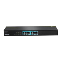Trendnet TPE-T160H 16-Port 10/100 Mbps PoE+ Switch Fiche technique | Fixfr