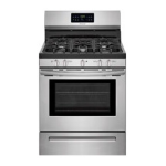 Frigidaire FFGF3056TS 30 Inch Freestanding All Gas Range Guide d'installation