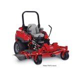 Toro Z Master Professional 7500-D Series Riding Mower, With 60in TURBO FORCE Side Discharge Mower Riding Product Manuel utilisateur