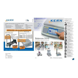 KERN BVBP 3T1SM Mode d'emploi | Fixfr