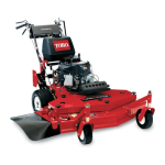 Toro 36&quot; Side Discharge Mower Attachment Manuel utilisateur