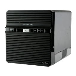 Synology DS410 Manuel utilisateur | Fixfr