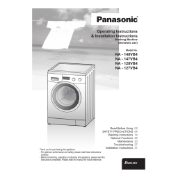 Panasonic NA147VB4WGN Mode d'emploi | Fixfr