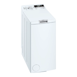 Siemens WP12T425HK Washing machine Manuel utilisateur | Fixfr