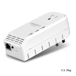 Trendnet TPL-402E Powerline 500 AV Adapter Fiche technique | Fixfr