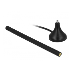 DeLOCK 12588 LTE Antenna SMA plug 3 - 5 dBi 12.5 cm fixed omnidirectional Fiche technique | Fixfr